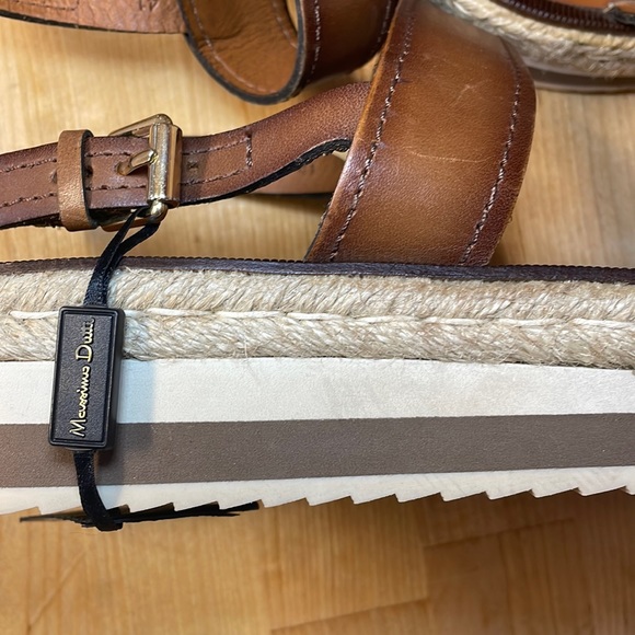 Massimo Dutti leather sandals size 10 - Picture 12 of 16